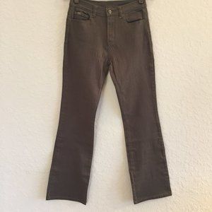 DG2 Diane Gilman Med Brown BootCut Jean Sz 2